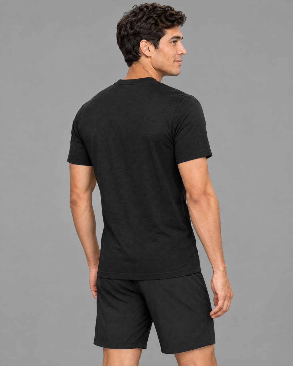 Playera deportiva Nike negra para hombre