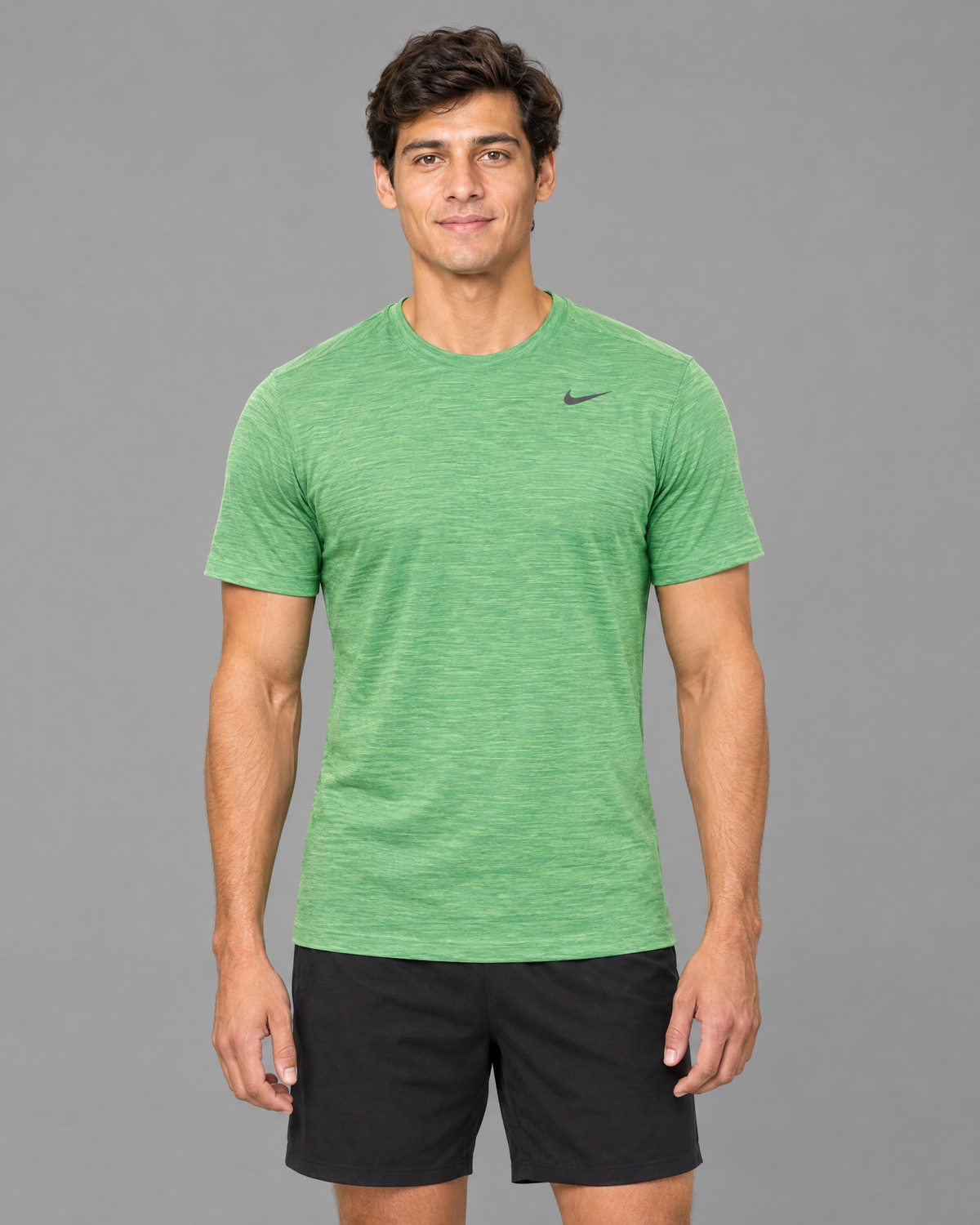 Playera deportiva Nike anaranjada para hombre