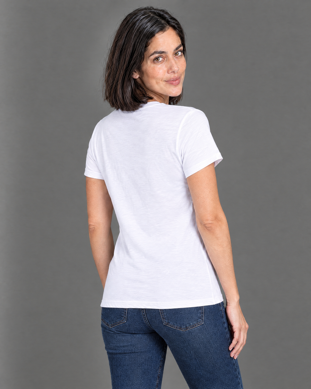 Blusa Guess blanca con diseño para mujer
