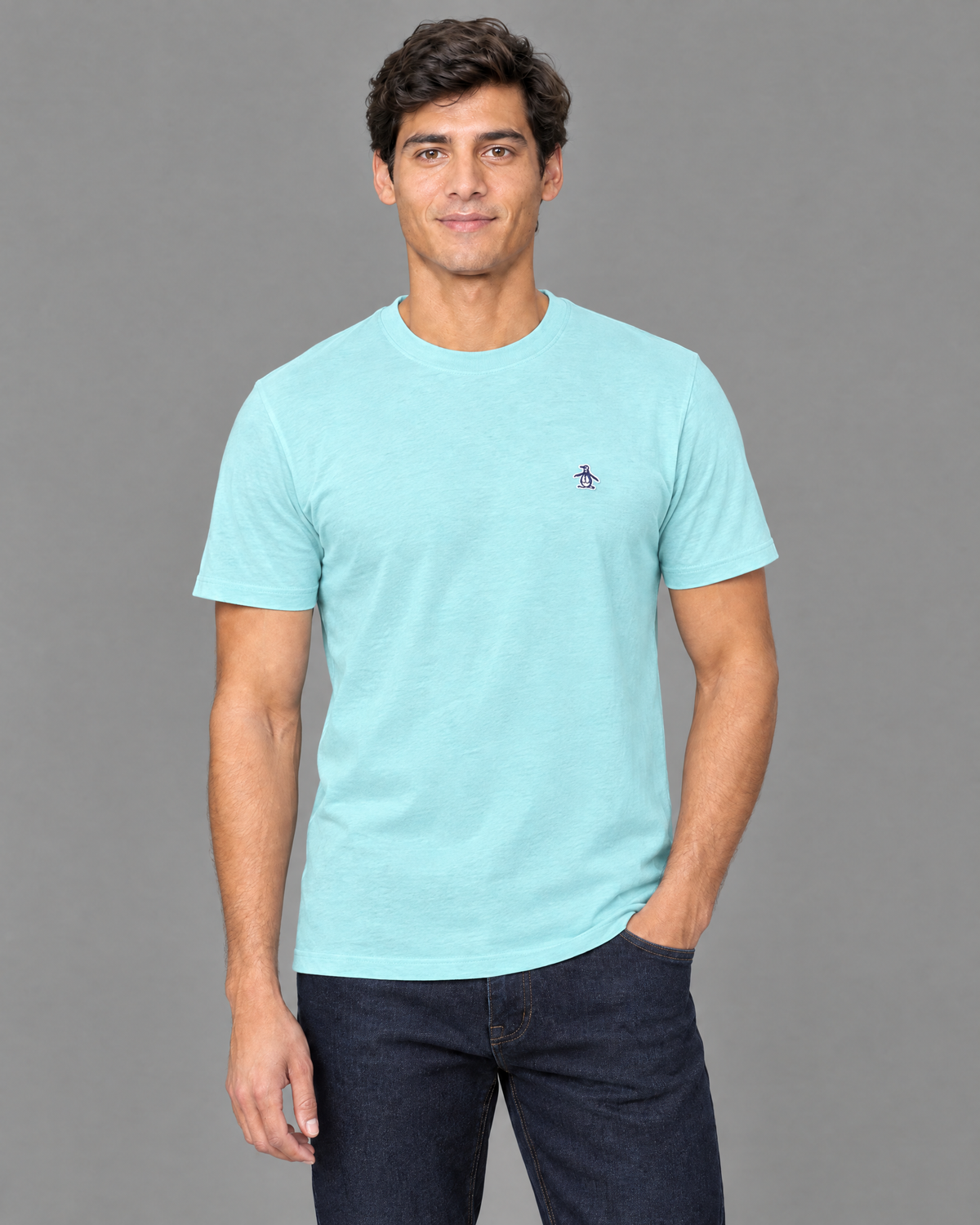 Playera "Penguin" de hombre con el logo bordado.