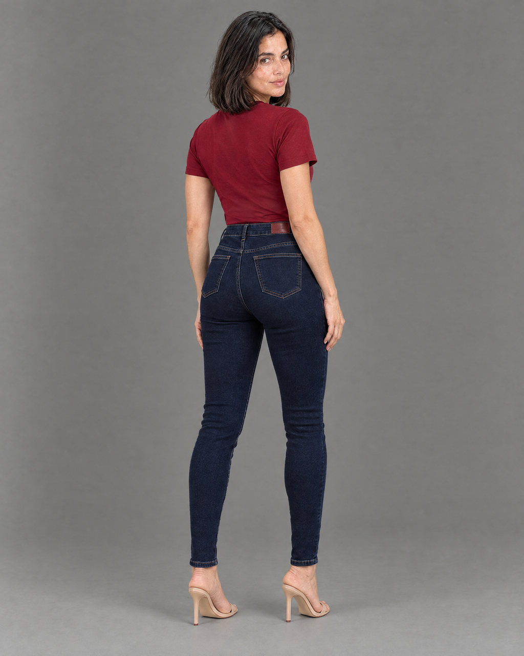 Jeans Kalua skinny azul oscuro para mujer