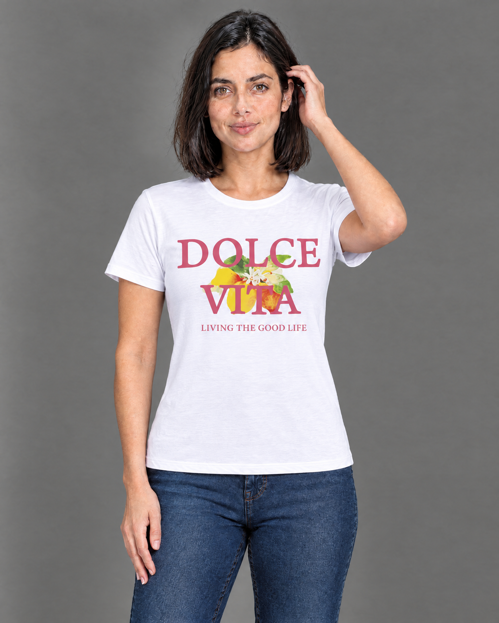 Blusa Guess blanca con diseño para mujer