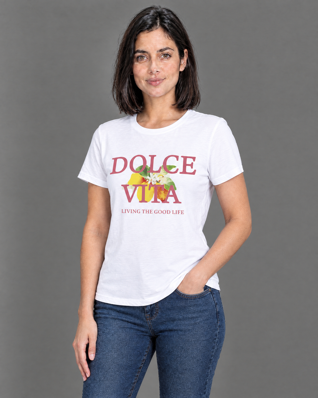 Blusa Guess blanca con diseño para mujer