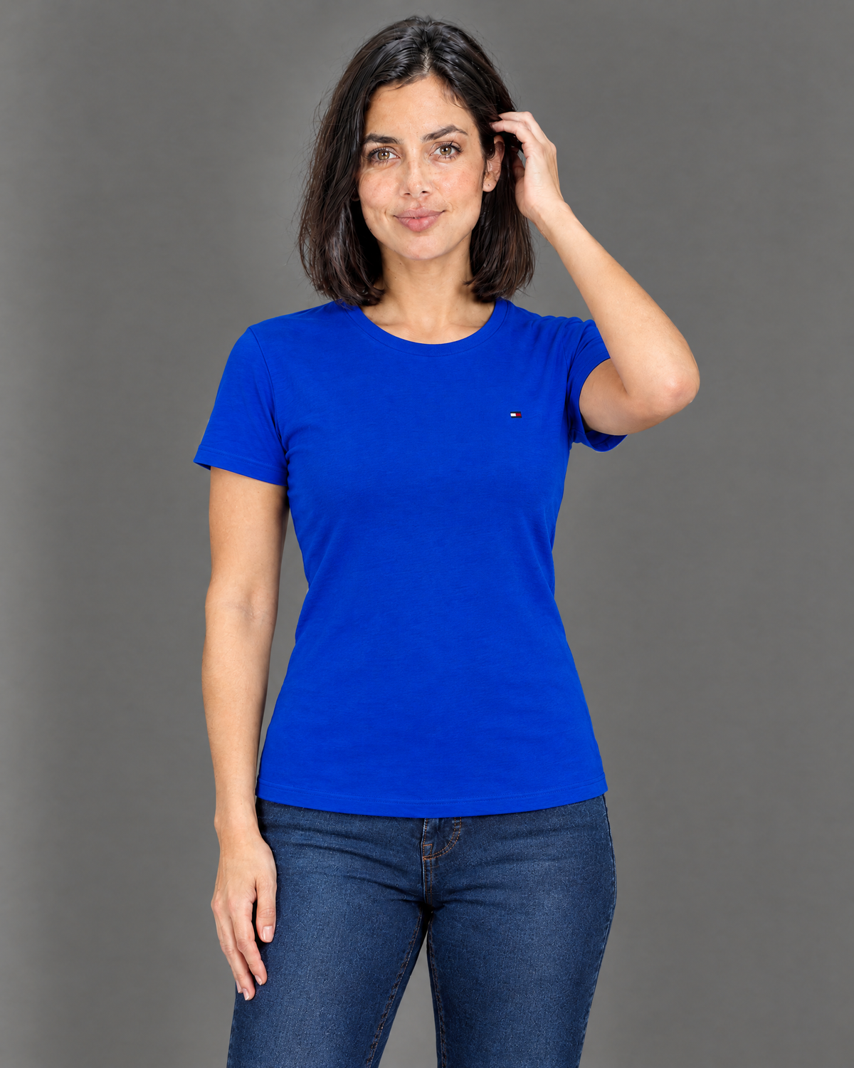 Blusa azul para mujer