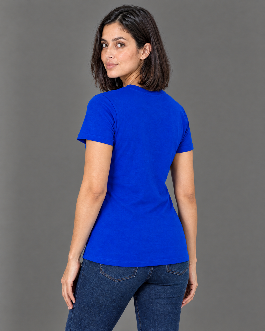 Blusa azul para mujer