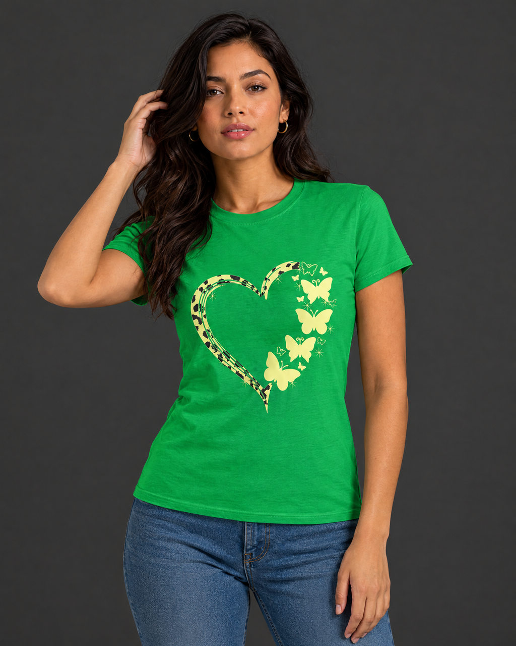Blusa Guess verde con diseño para mujer