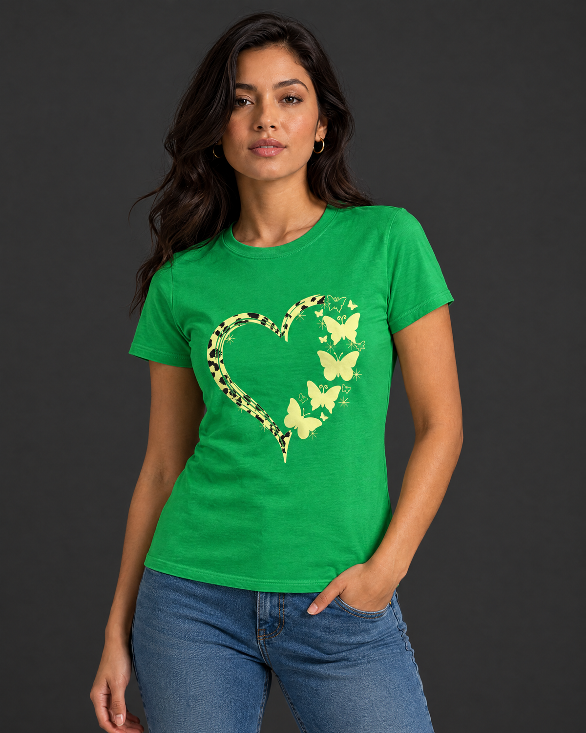 Blusa Guess verde con diseño para mujer