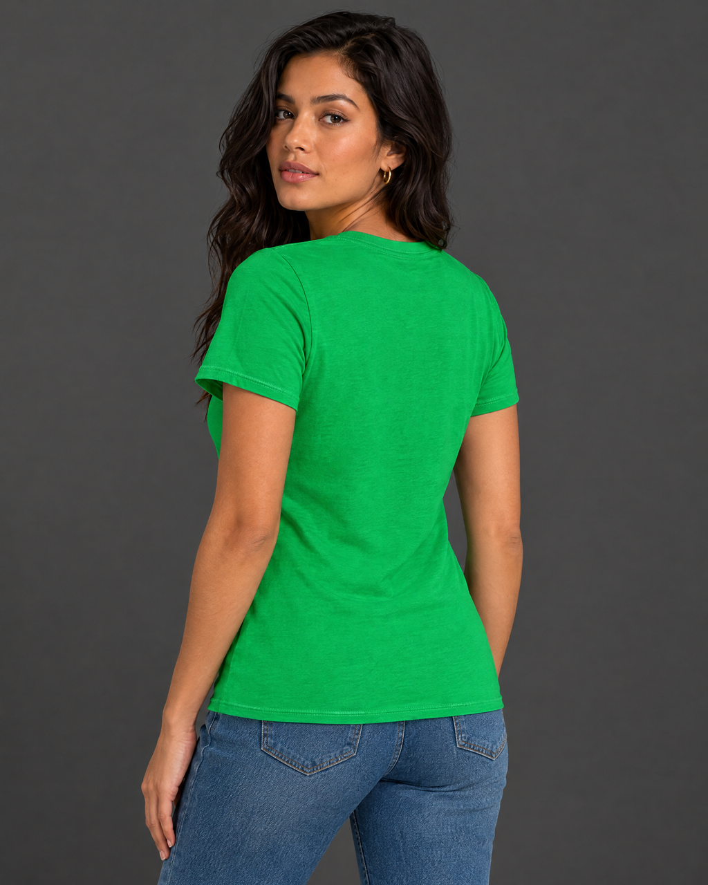 Blusa Guess verde con diseño para mujer