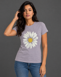 Blusa Guess púrpura claro con diseño para mujer