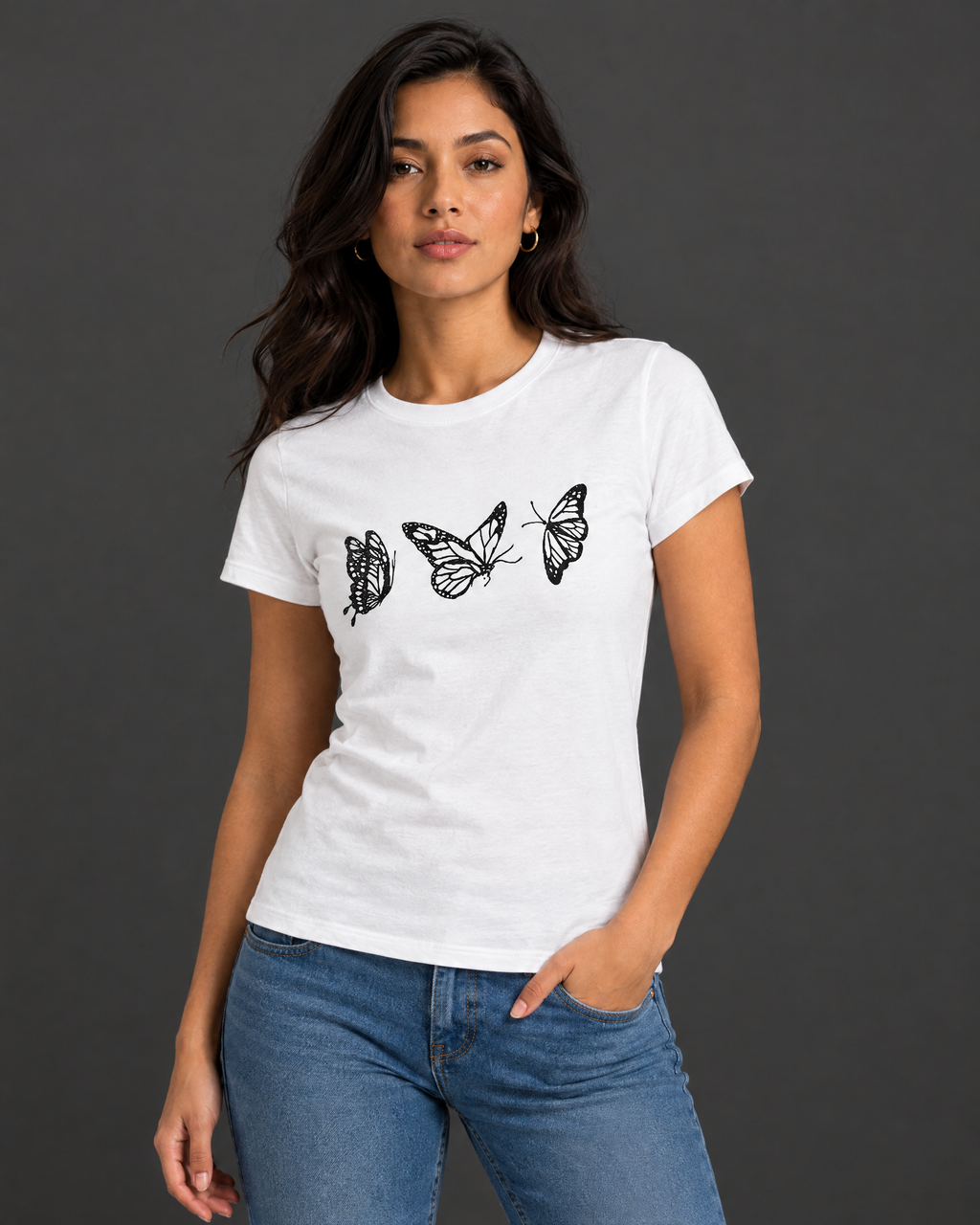 Blusa Guess blanca con diseño para mujer