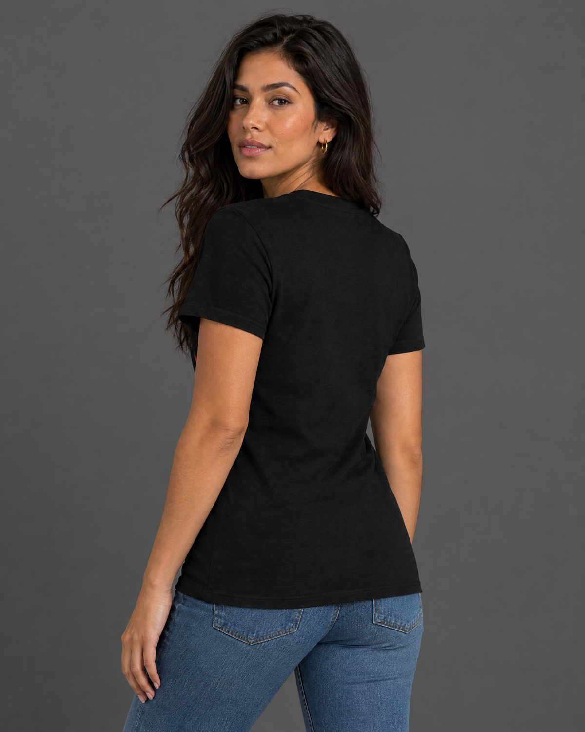 Blusa Guess negra con moño de leopardo para mujer