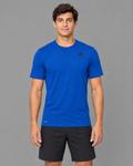 Playera deportiva Adidas azul para hombre
