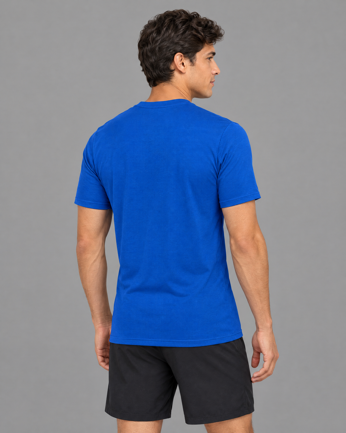 Playera deportiva Adidas azul para hombre