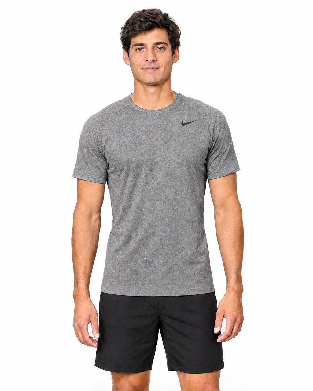 Playera deportiva Nike gris para hombre