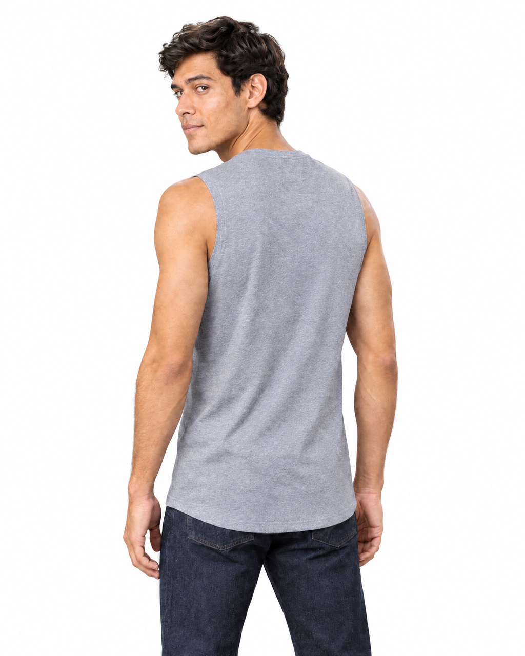 Playera deportiva Adidas gris para hombre