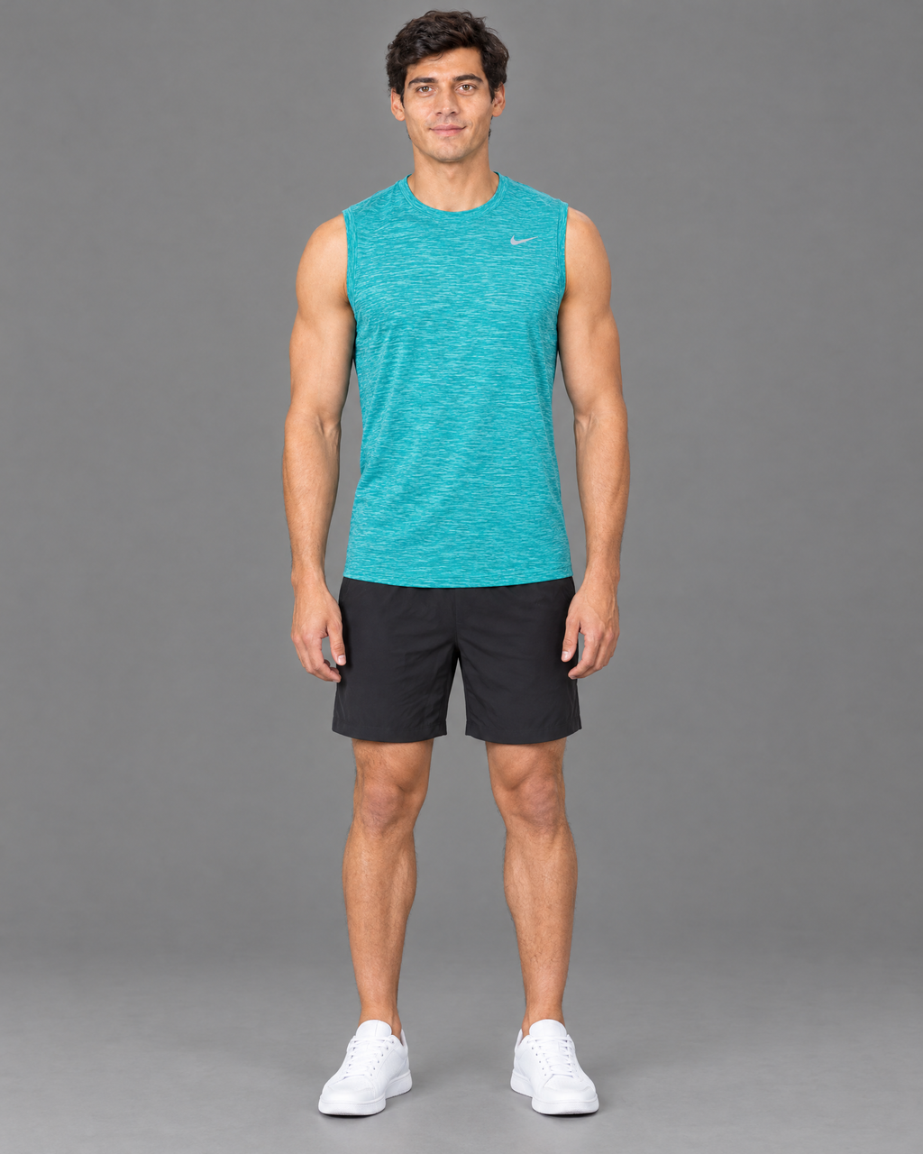 Playera deportiva Nike color menta para hombre