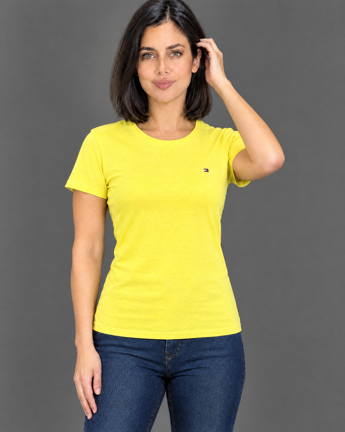 Blusa amarillo claro para mujer — talla S
