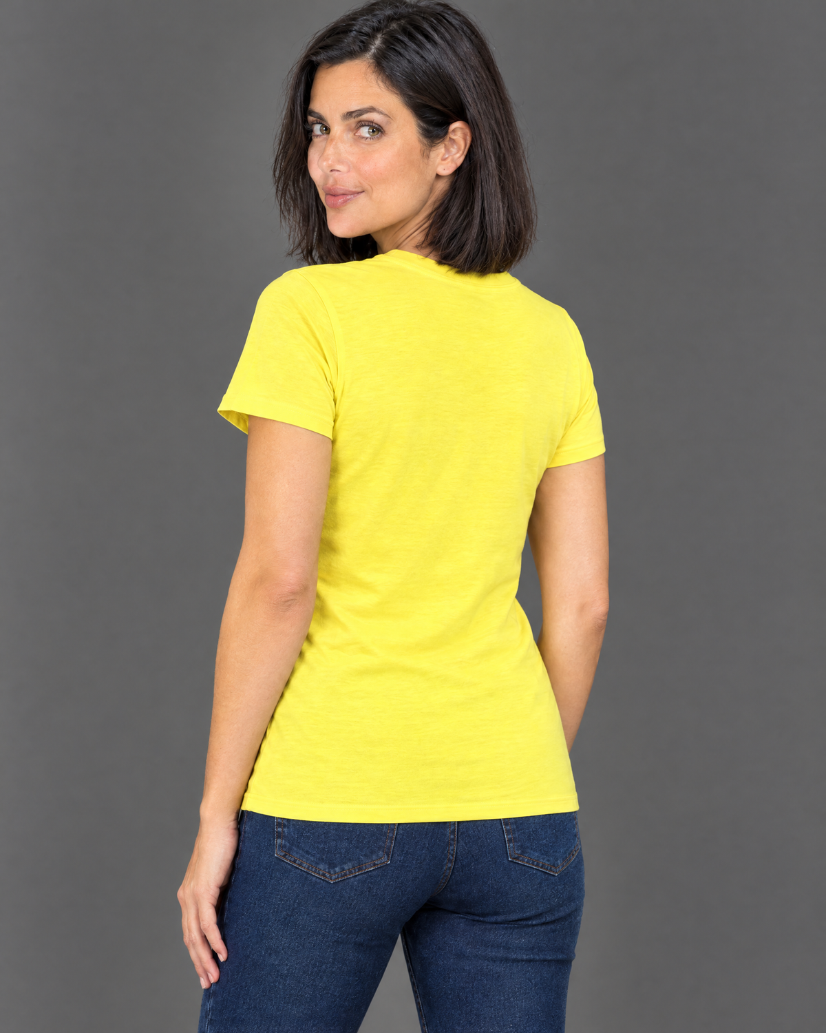 Blusa amarillo claro para mujer — talla S