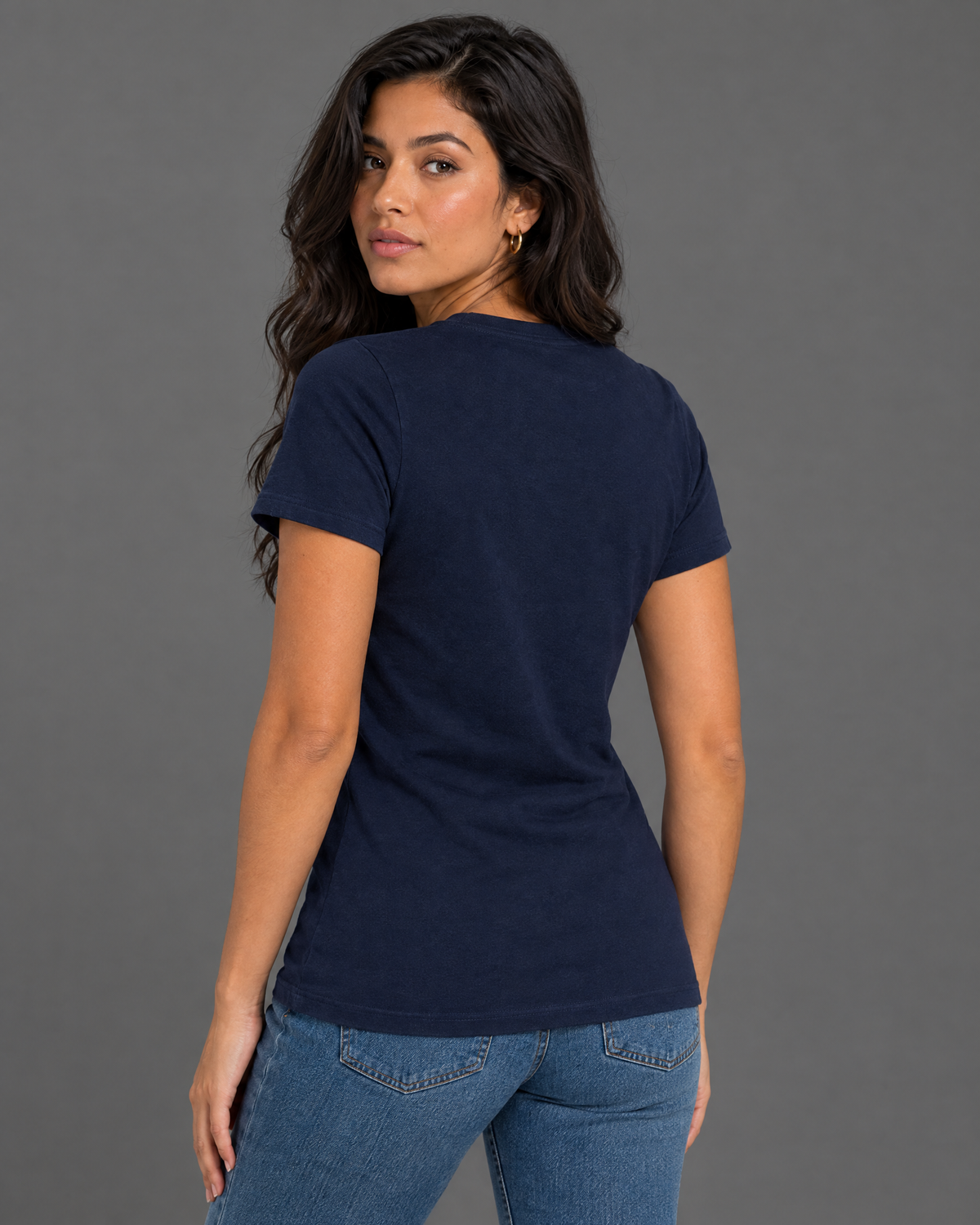 Blusa Guess azul con diseño para mujer