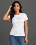 Blusa Guess blanca con diseño para mujer — modelo 3