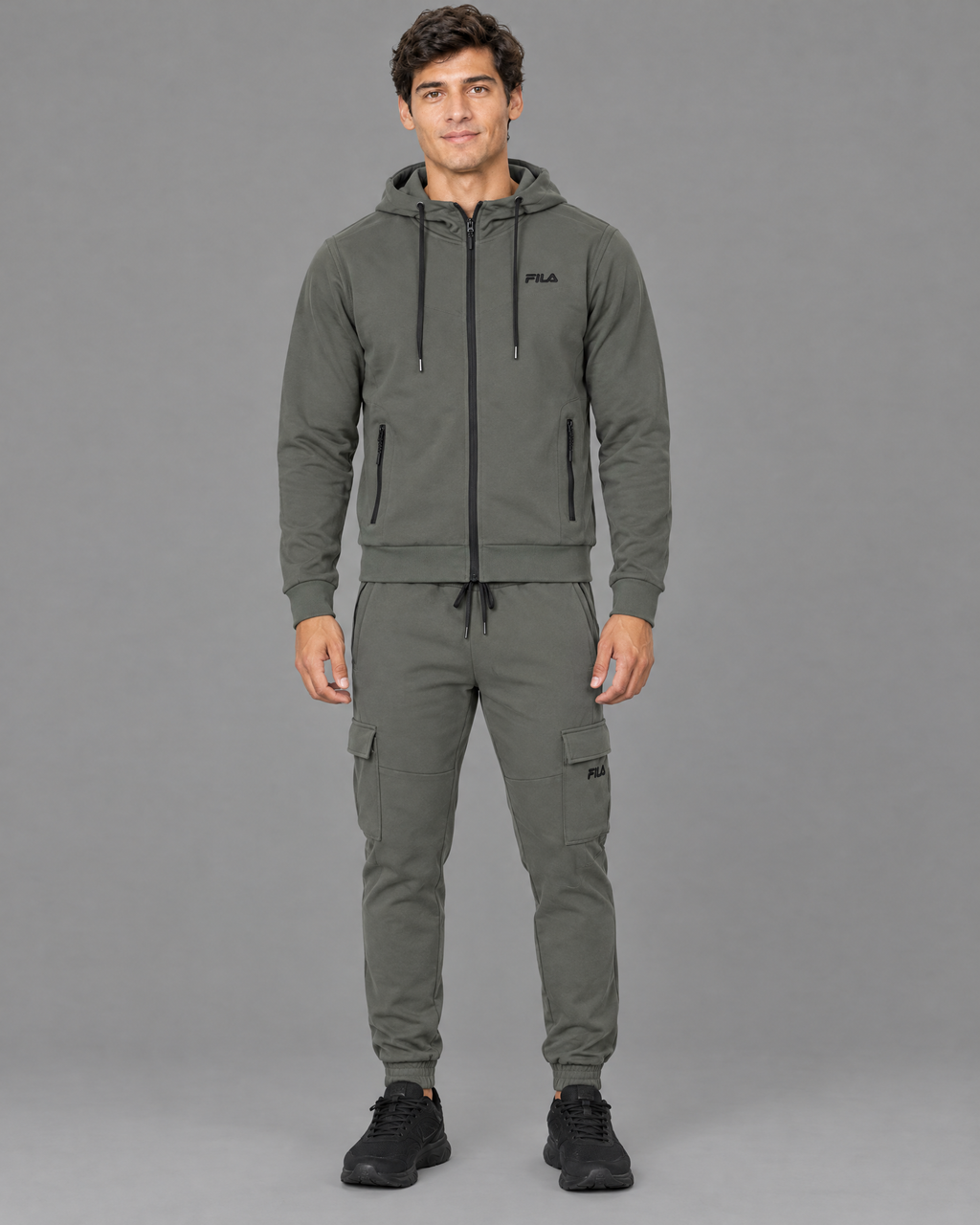 Conjunto deportivo Fila verde para hombre