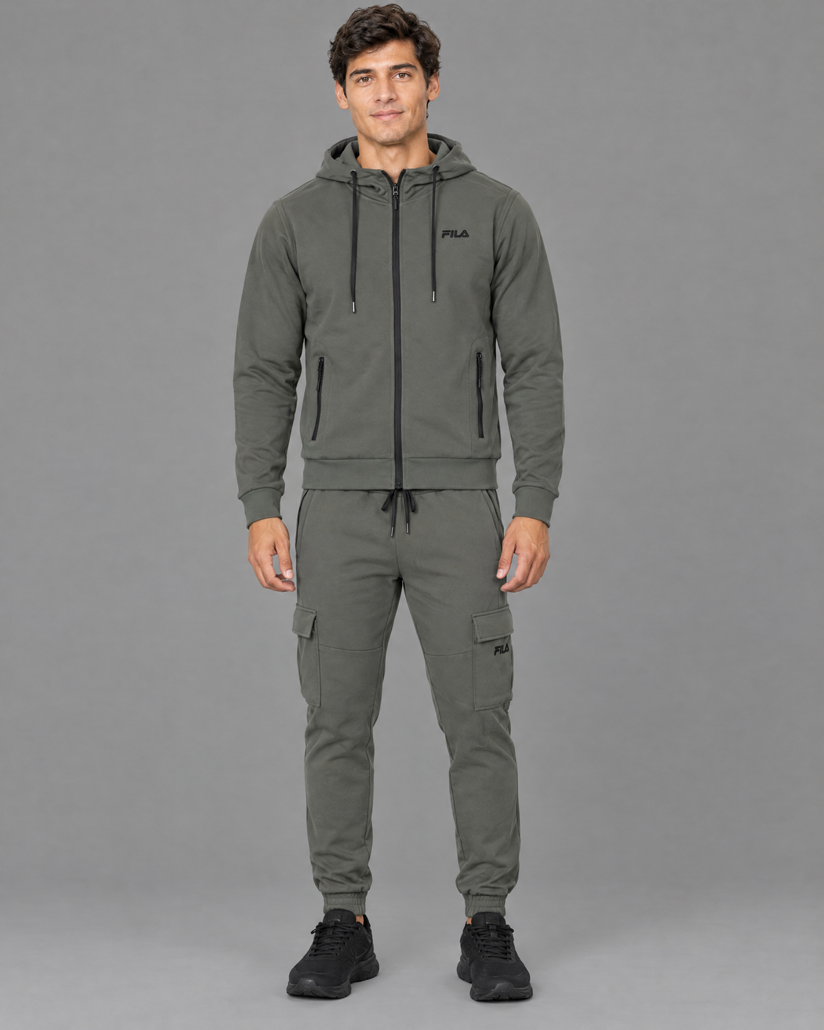 Conjunto deportivo Fila verde para hombre