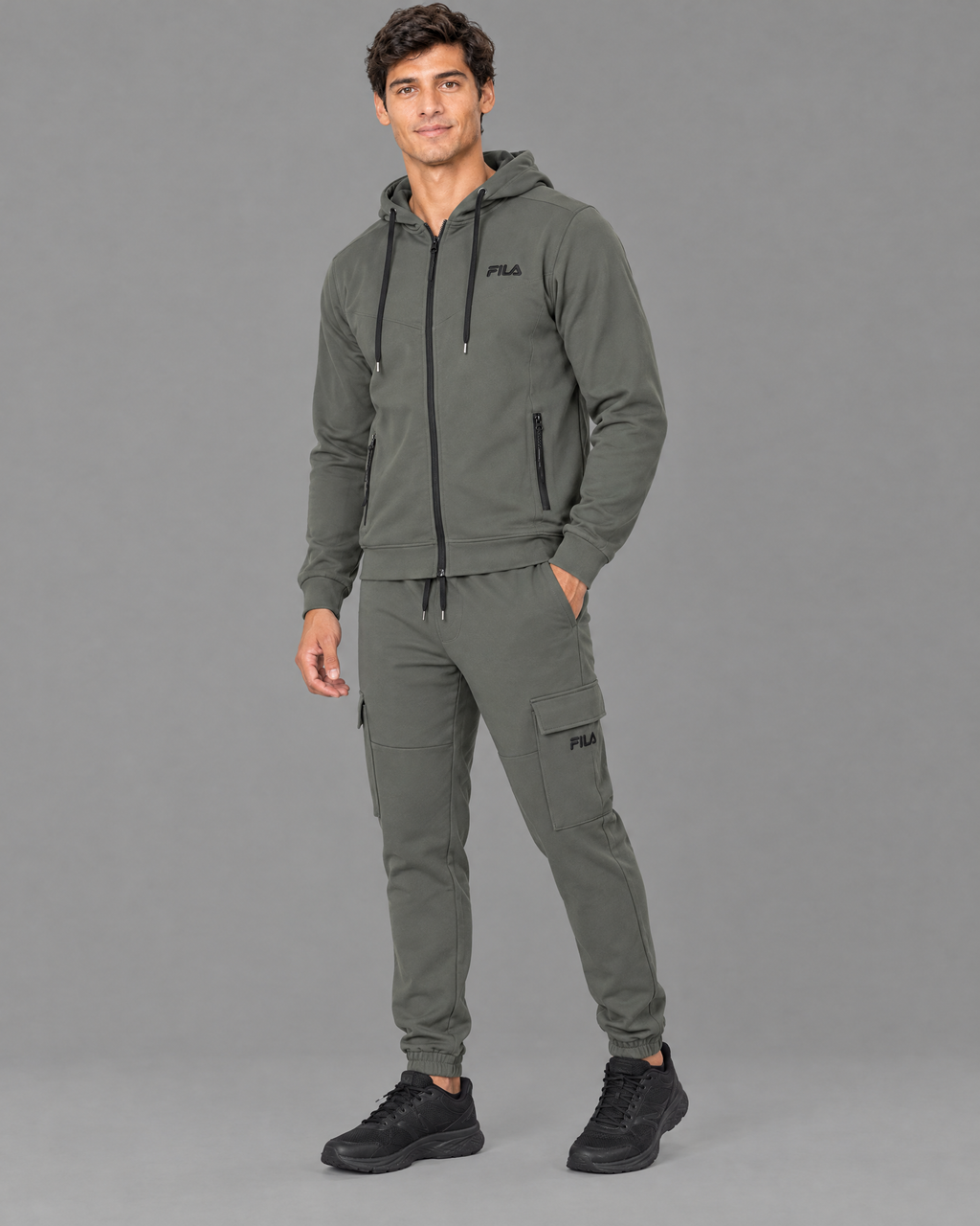 Conjunto deportivo Fila verde para hombre