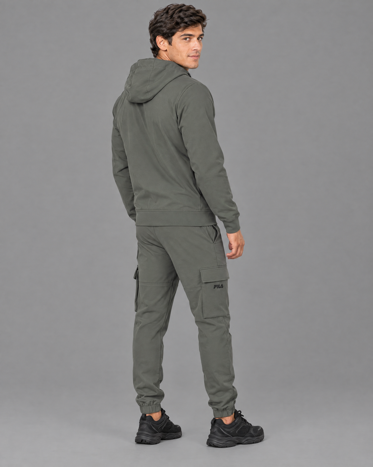 Conjunto deportivo Fila verde para hombre